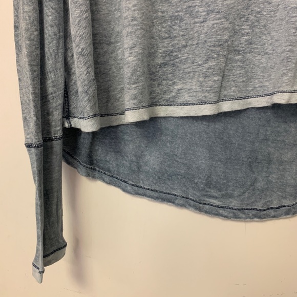 We the Free // Pale Blue Relaxed Long Sleeve Top - Picture 3 of 7